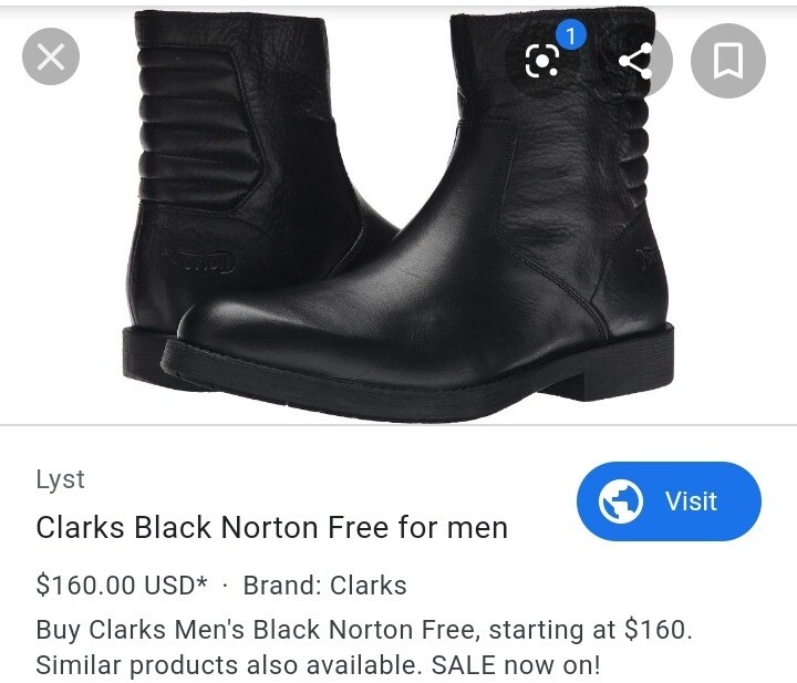 clarks zip up boots mens